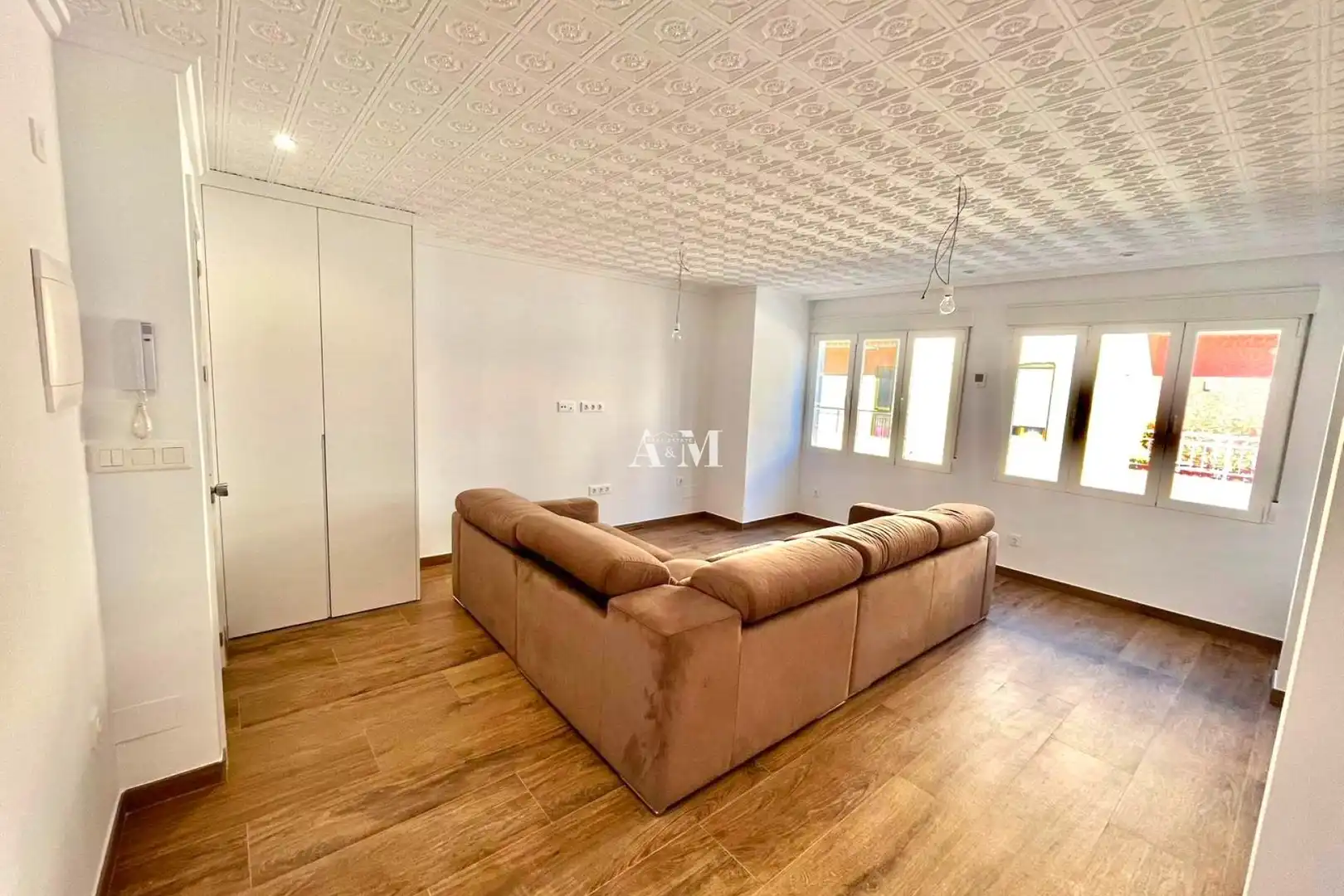 Living room of Flat for rent in San Pedro del Pinatar  with Oven, Washing machine and Microwave