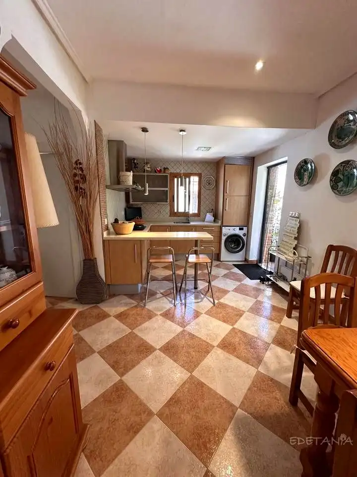 Cocina de Casa o chalet de alquiler en Moncada con Aire acondicionado, Jardín privado y Terraza