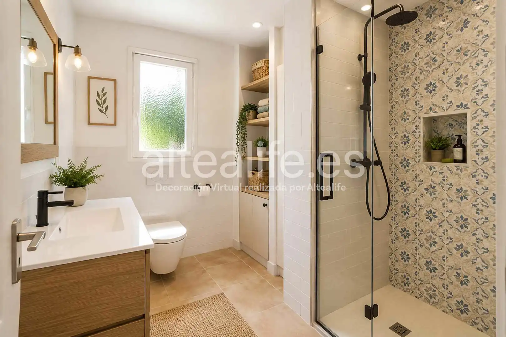 Baño de Casa o chalet en venta en La Nucia con Aire acondicionado, Jardín privado y Terraza