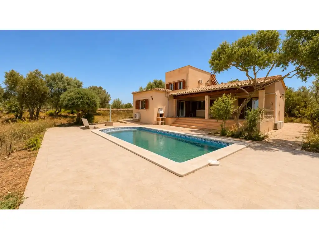 Jardín de Casa o chalet en venta en Campos con Aire acondicionado, Terraza y Piscina