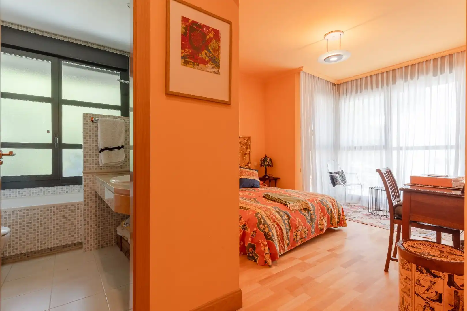 Bedroom of Houses for sale in Madrid  with Air Conditioner, Heating and Private garden