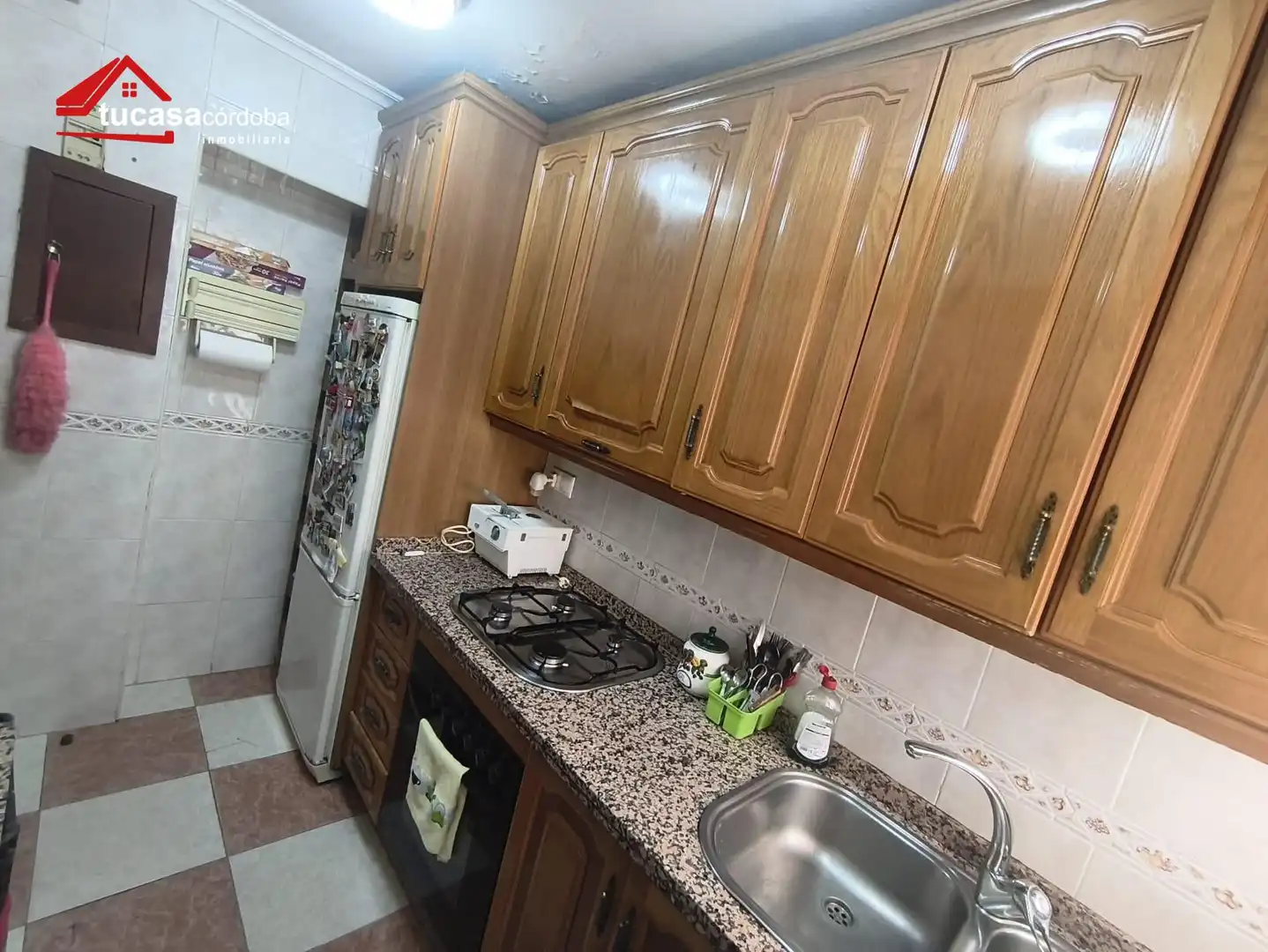 Kitchen of Flat for sale in Córdoba  with Air Conditioner, Terrace and Furnished