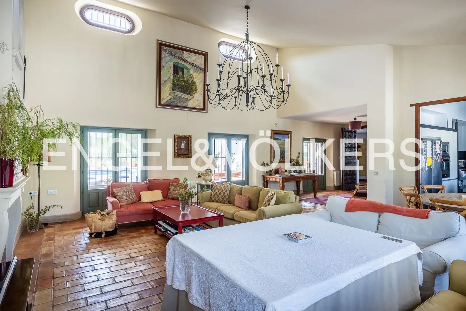Sala de estar de Finca rústica en venta en Aljaraque con Aire acondicionado, Calefacción y Jardín privado