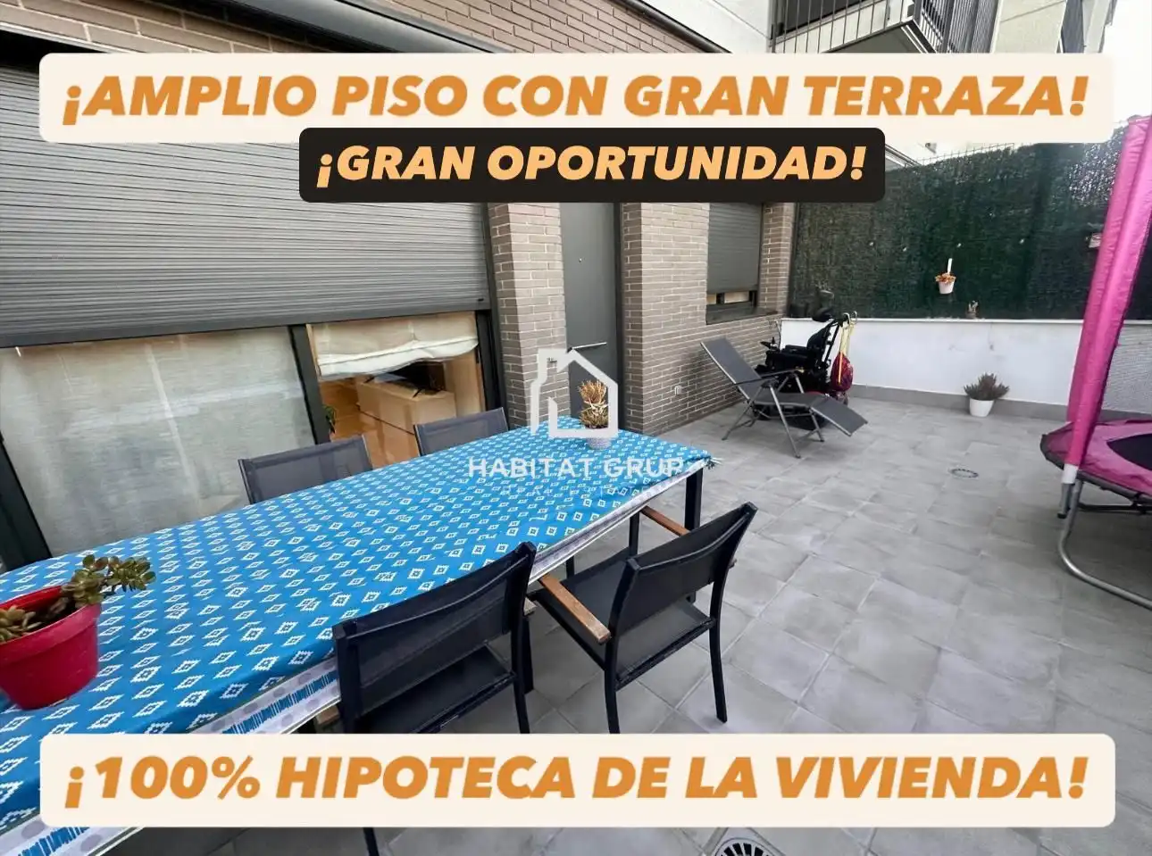 Terrasse von Wohnung zum Verkauf in Salt mit Klimaanlage und Terrasse