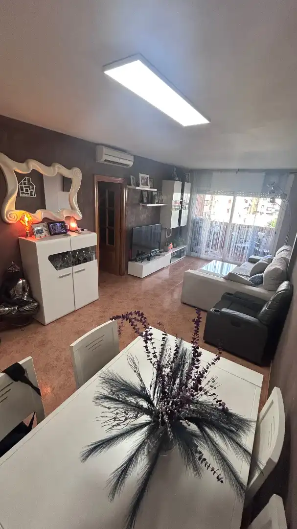Living room of Flat for sale in Pineda de Mar  with Air Conditioner, Heating and Balcony