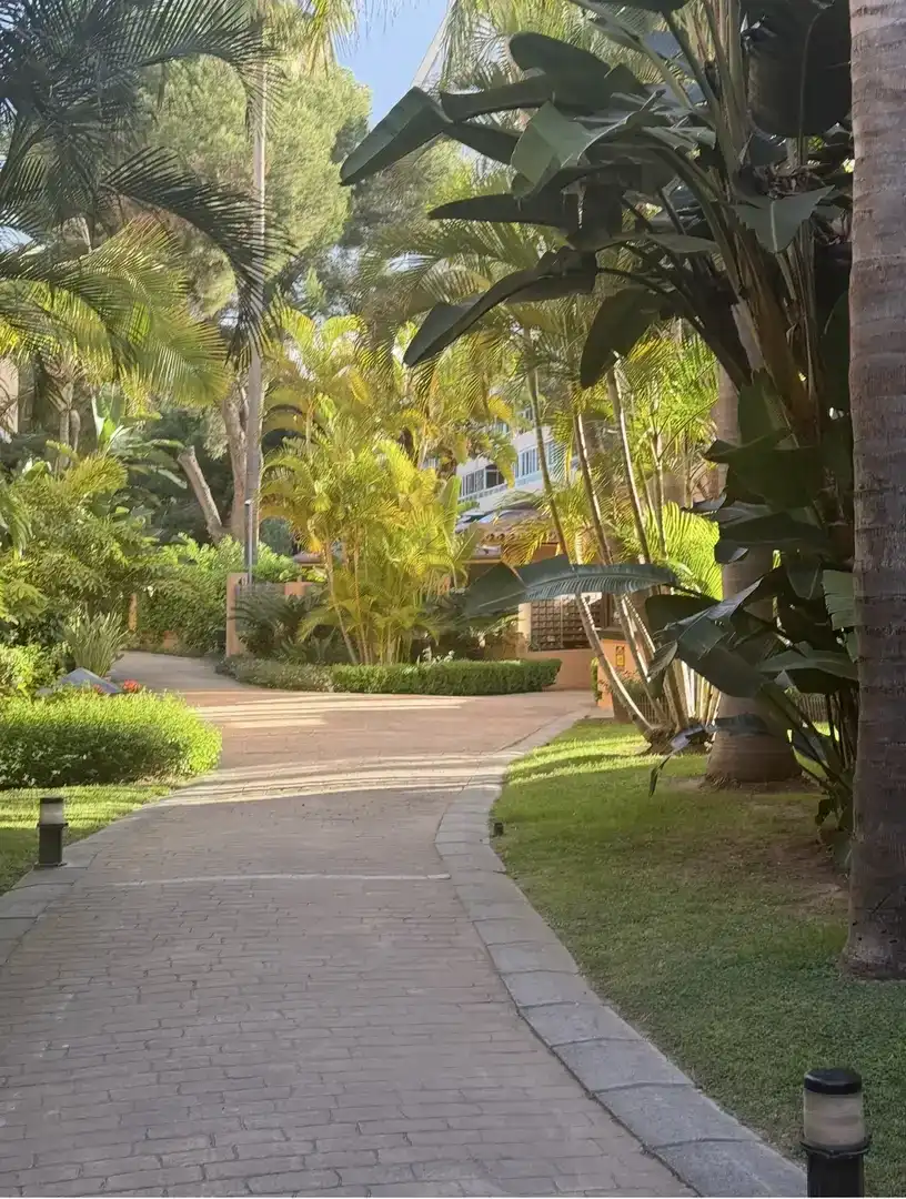 Vista exterior de Piso en venta en Marbella con Aire acondicionado, Piscina y Balcón