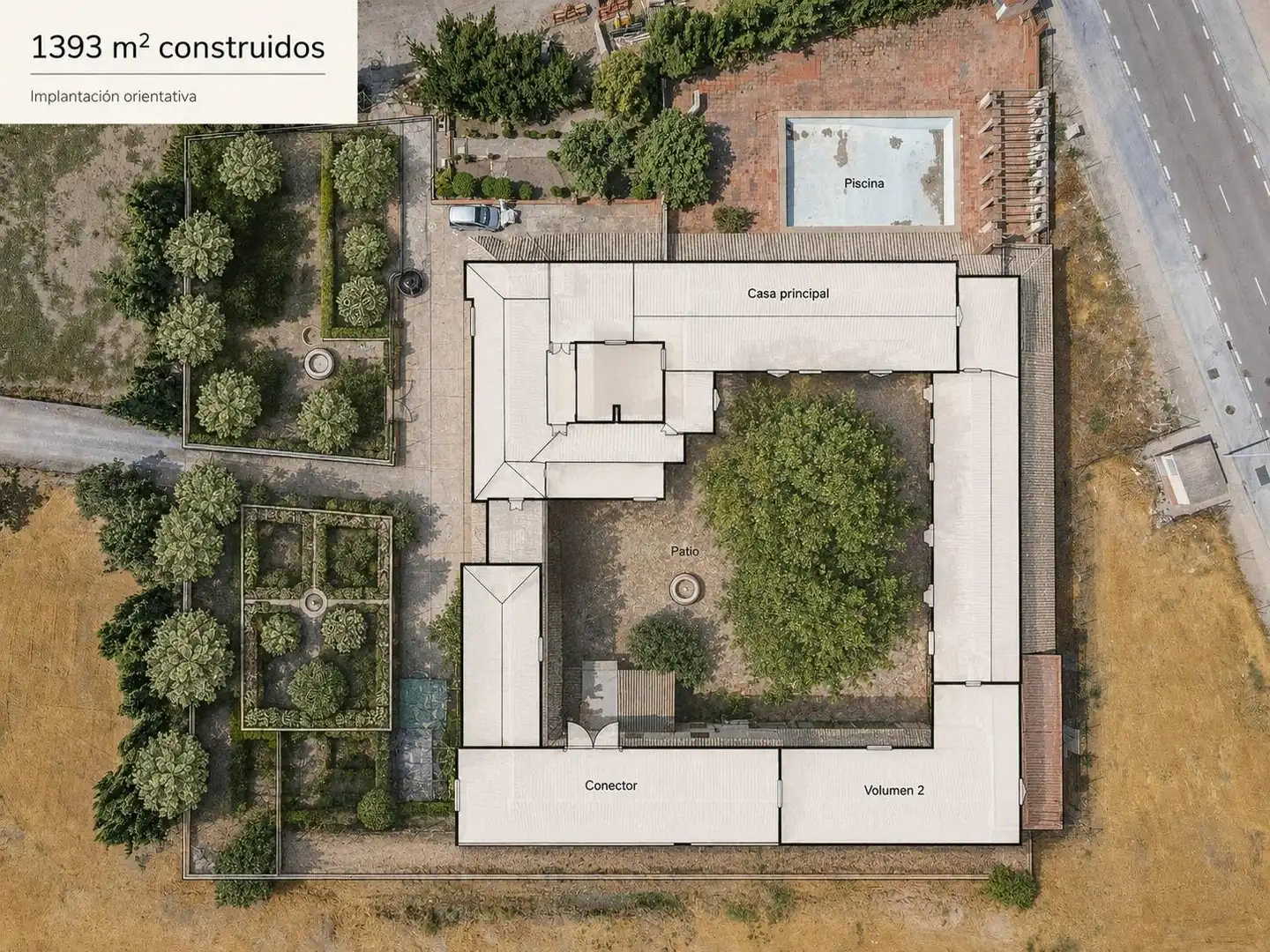 Vista exterior de Residencial en venda en Granada