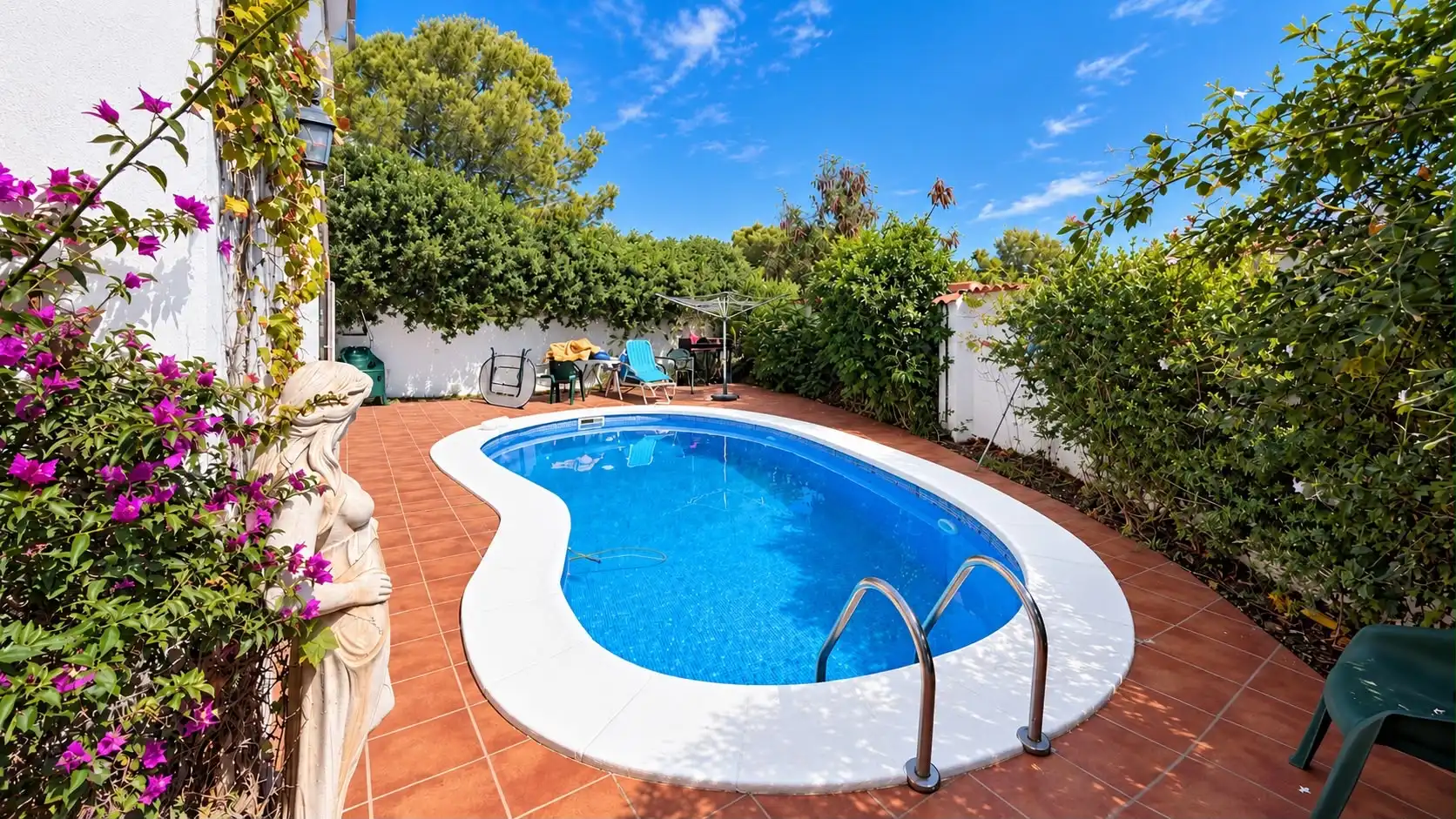 Swimming pool of Houses for rent in Orihuela  with Air Conditioner, Heating and Private garden