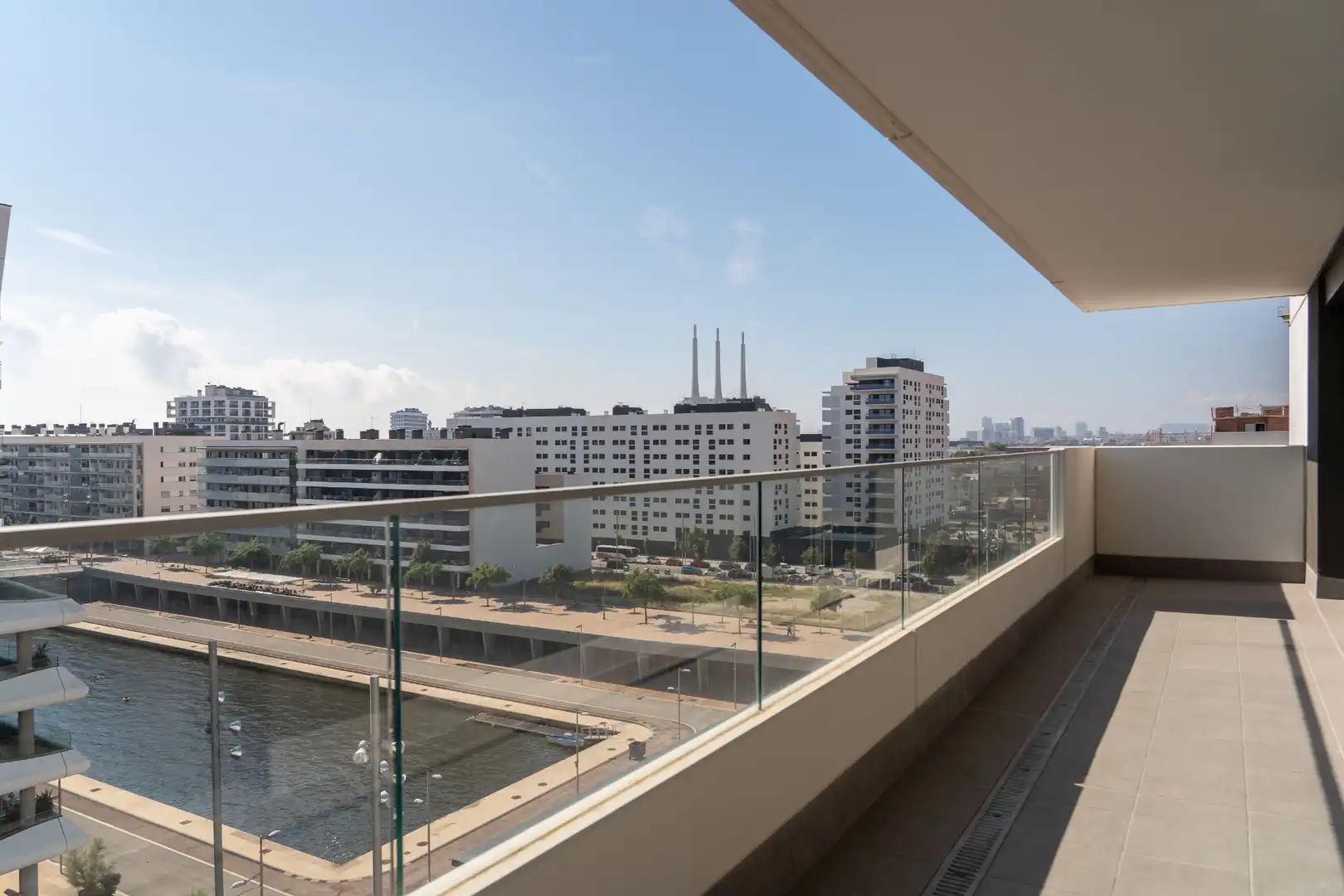 Terrasse von Wohnung zum Verkauf in Badalona mit Klimaanlage, Heizung und Terrasse