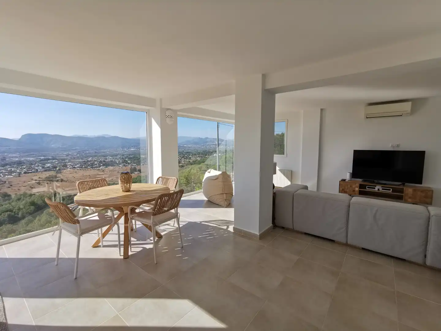 Sala de estar de Casa o chalet en venta en Jávea / Xàbia con Aire acondicionado, Calefacción y Jardín privado