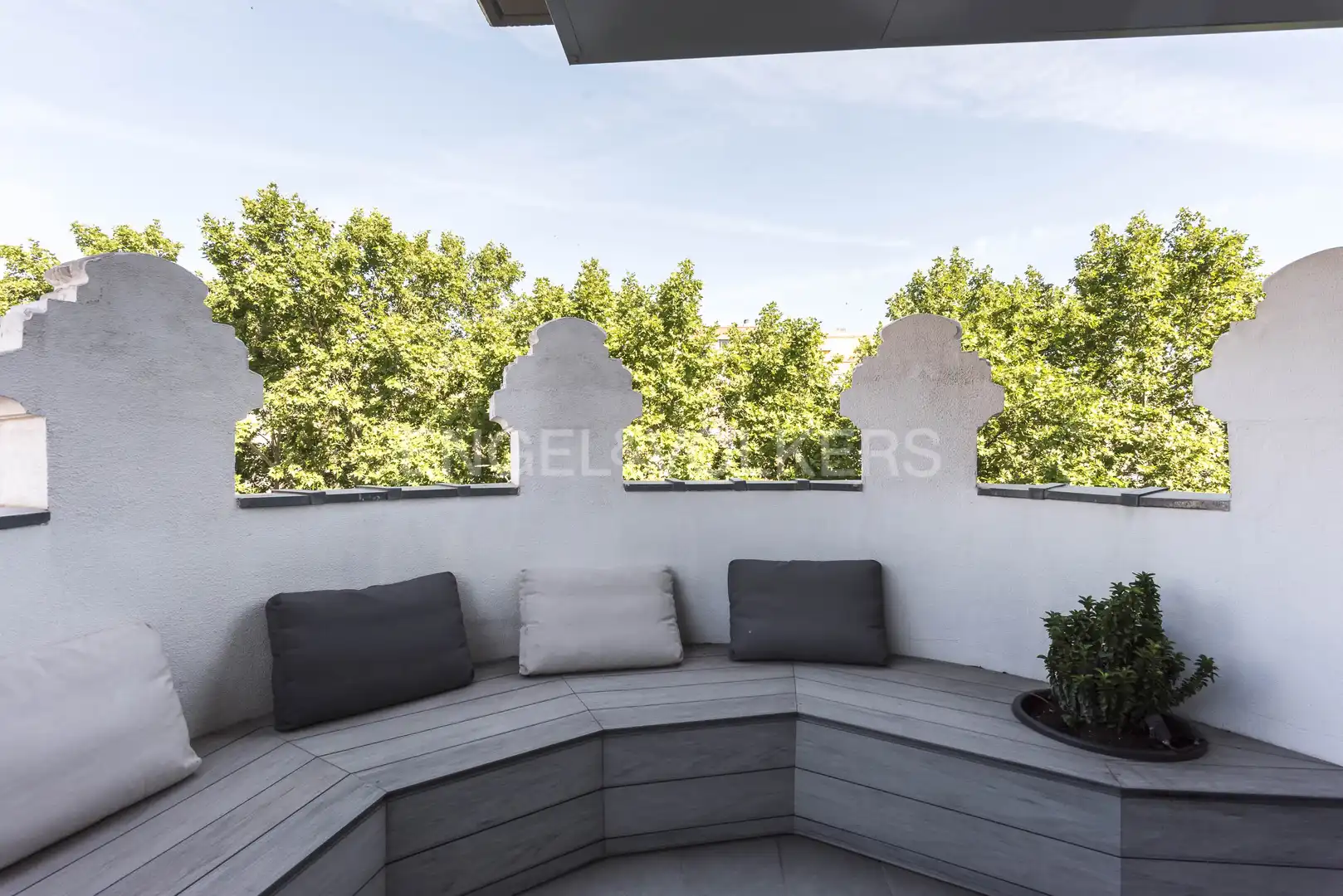 Terrasse von Dachboden zur Miete in Madrid mit Klimaanlage, Heizung und Terrasse