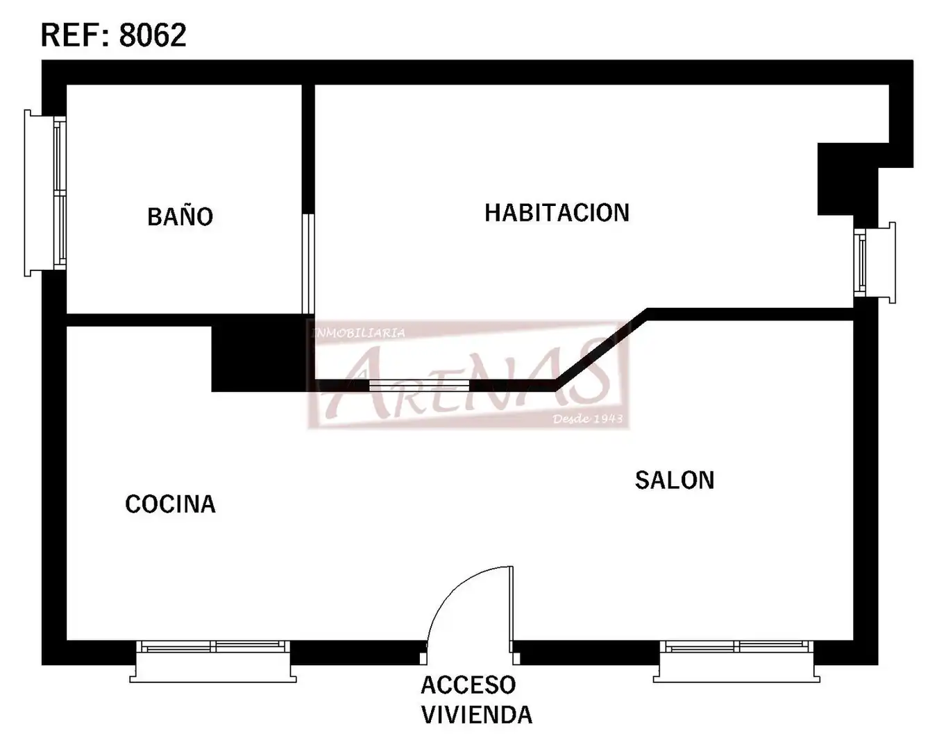 Apartamento en venta en Colindres con Amueblado, Lavadora y Microondas