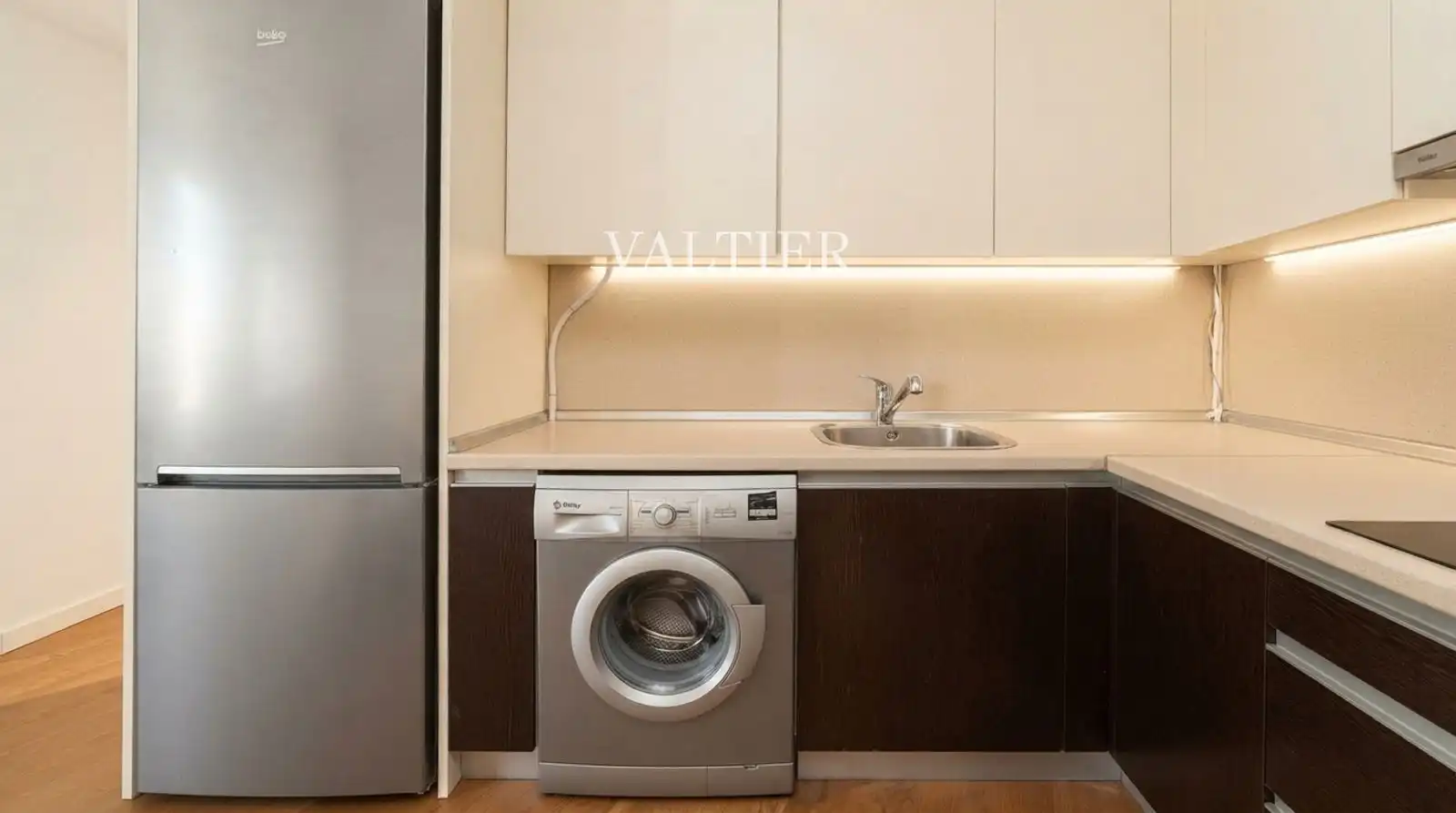 Cocina de Ático de alquiler en Madrid con Aire acondicionado, Calefacción y Terraza