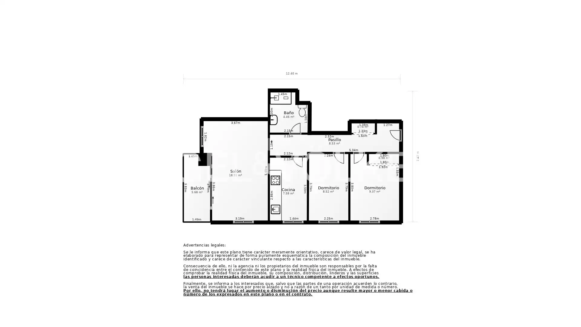 Wohnung zum Verkauf in Madrid mit Klimaanlage, Heizung und Terrasse