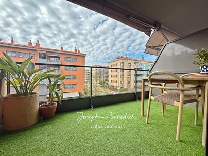 Balcony of Flat for sale in Castelldefels  with Air Conditioner, Heating and Parquet flooring