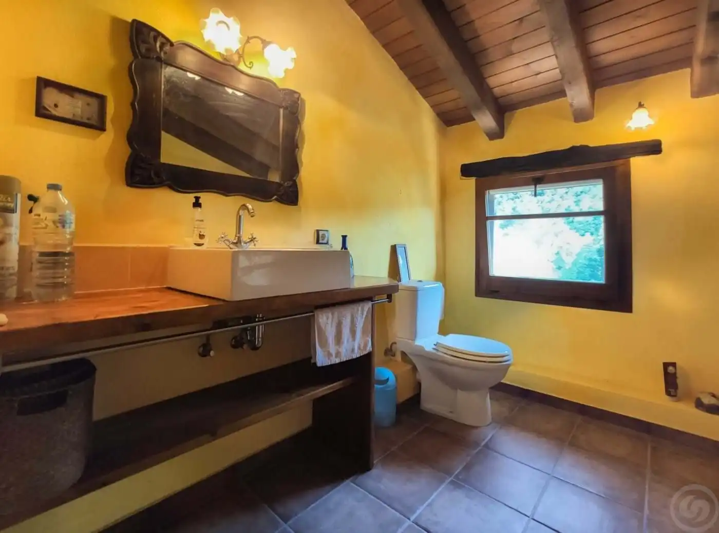 Bathroom of Houses for sale in La Vall de Bianya  with Heating, Terrace and Storage room