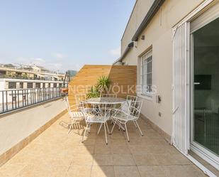 Terrace of Attic to rent in  Barcelona Capital  with Air Conditioner, Heating and Parquet flooring