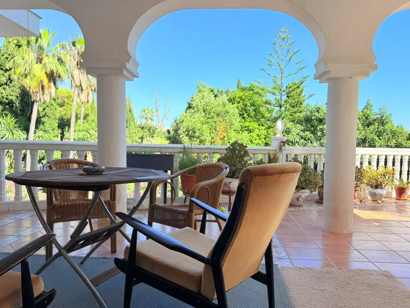 Terrassa de Casa o xalet en venda en Benalmádena amb Aire condicionat, Jardí privat i Terrassa