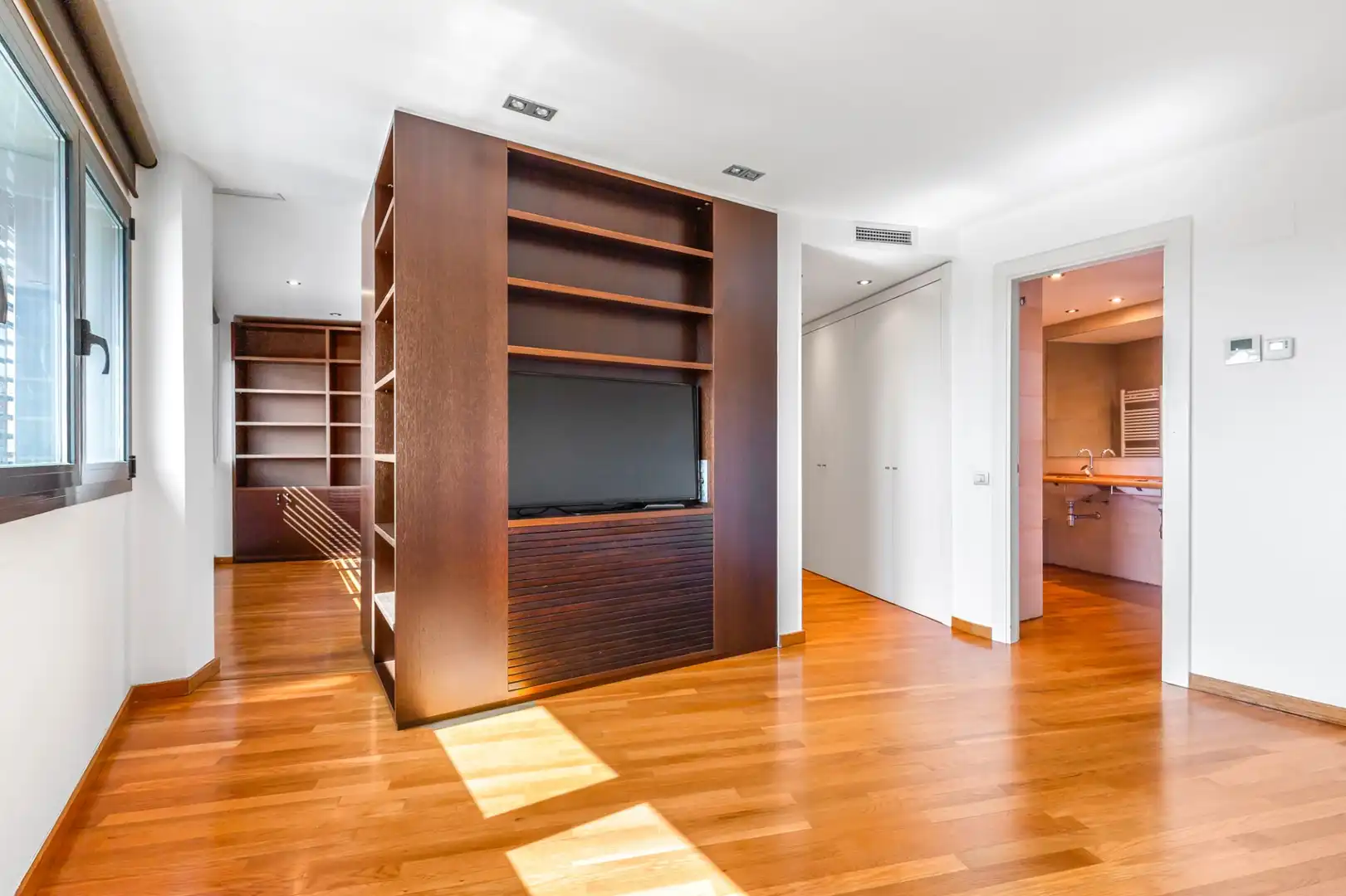 Sala de estar de Ático en venta en Barcelona con Aire acondicionado, Calefacción y Terraza