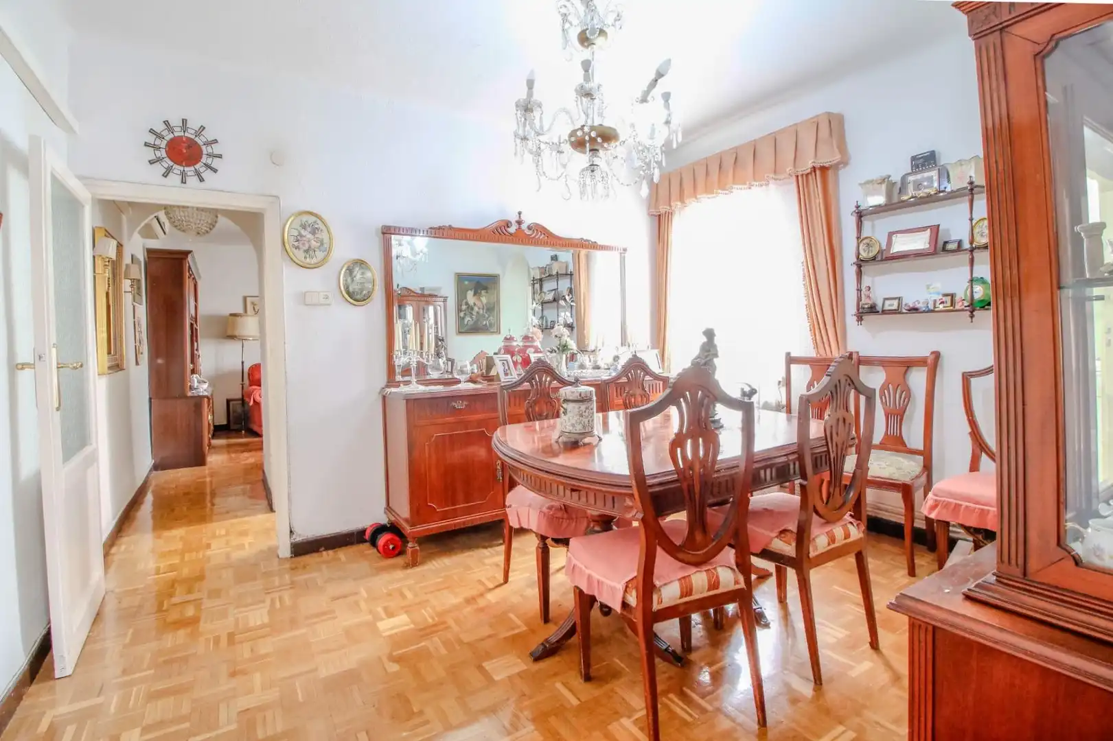 Comedor de Apartamento en venta en Madrid con Calefacción y Parquet