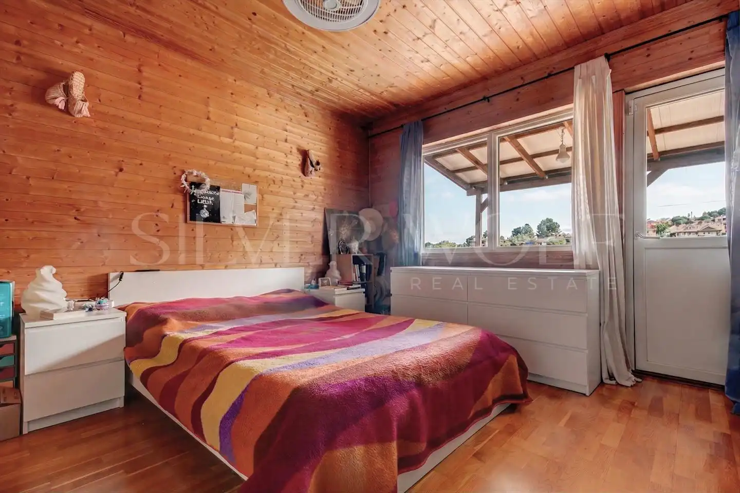 Bedroom of Houses for sale in Sant Boi de Llobregat  with Private garden, Parquet flooring and Terrace
