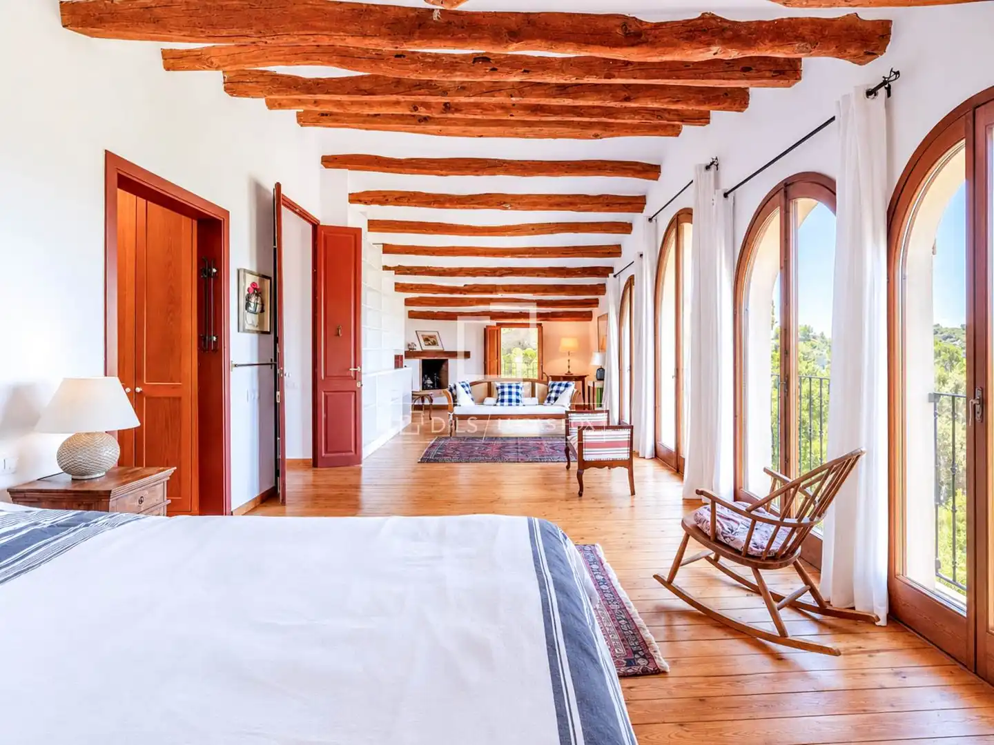 Sala de estar de Finca rústica en venta en Piera con Calefacción, Jardín privado y Trastero