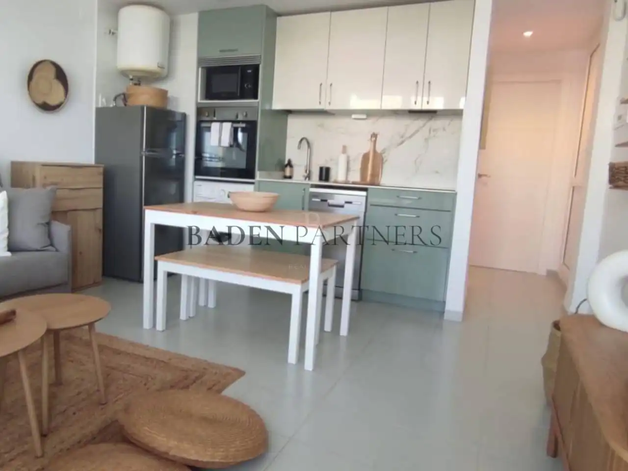 Cocina de Apartamento de alquiler en Vinaròs con Terraza, Trastero y Amueblado