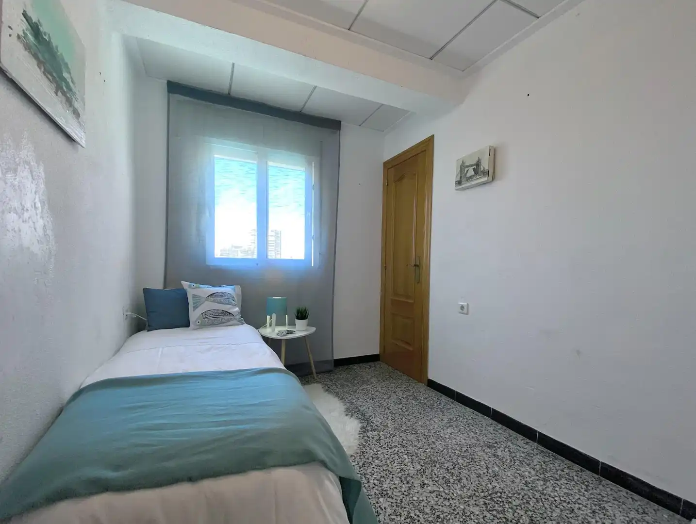 Bedroom of Flat for sale in La Pobla de Farnals  with Air Conditioner, Private garden and Balcony