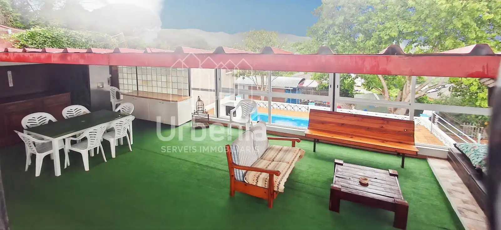 Terraza de Casa o chalet en venta en Tordera con Aire acondicionado, Calefacción y Jardín privado