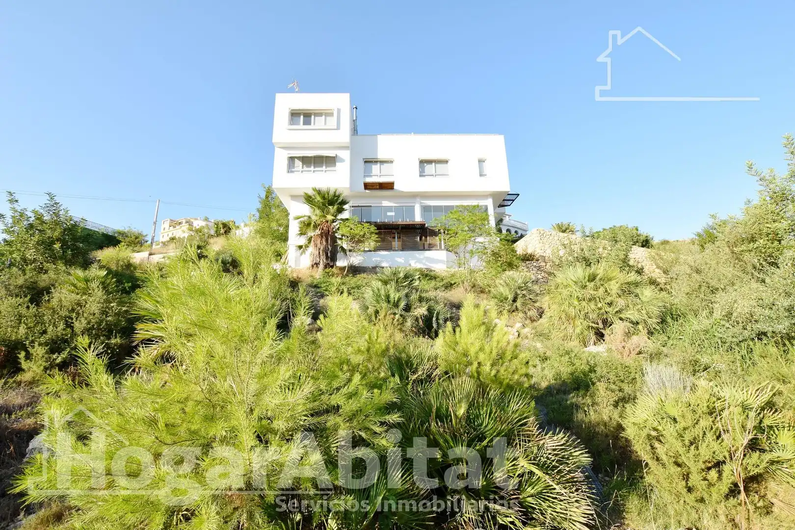 Vista exterior de Casa o chalet en venta en Gandia con Jardín privado, Parquet y Terraza
