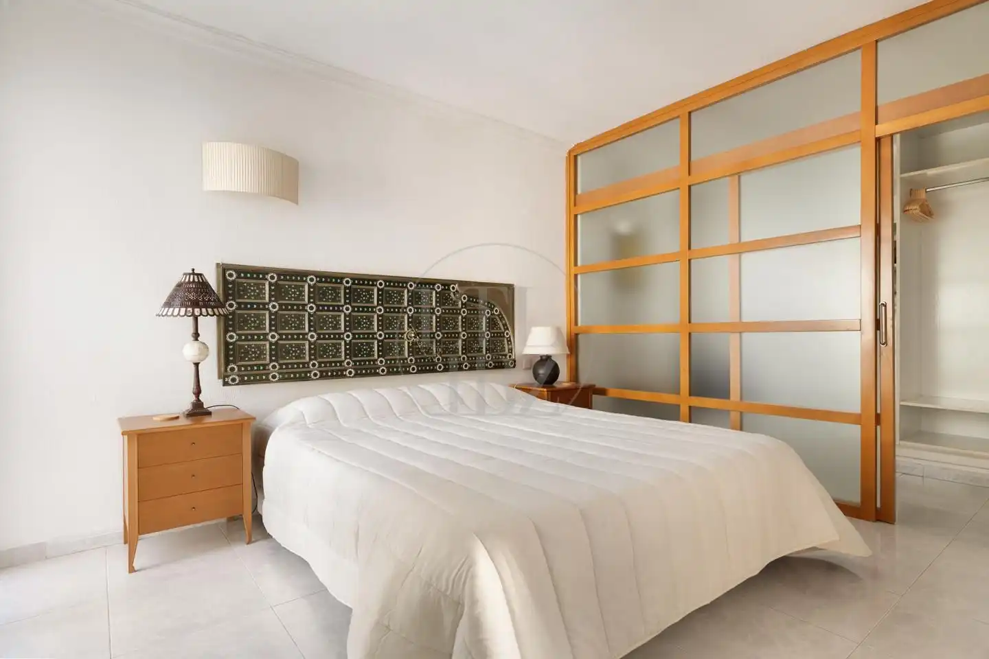 Schlafzimmer von Dachboden zum Verkauf in Eivissa mit Klimaanlage, Heizung und Terrasse