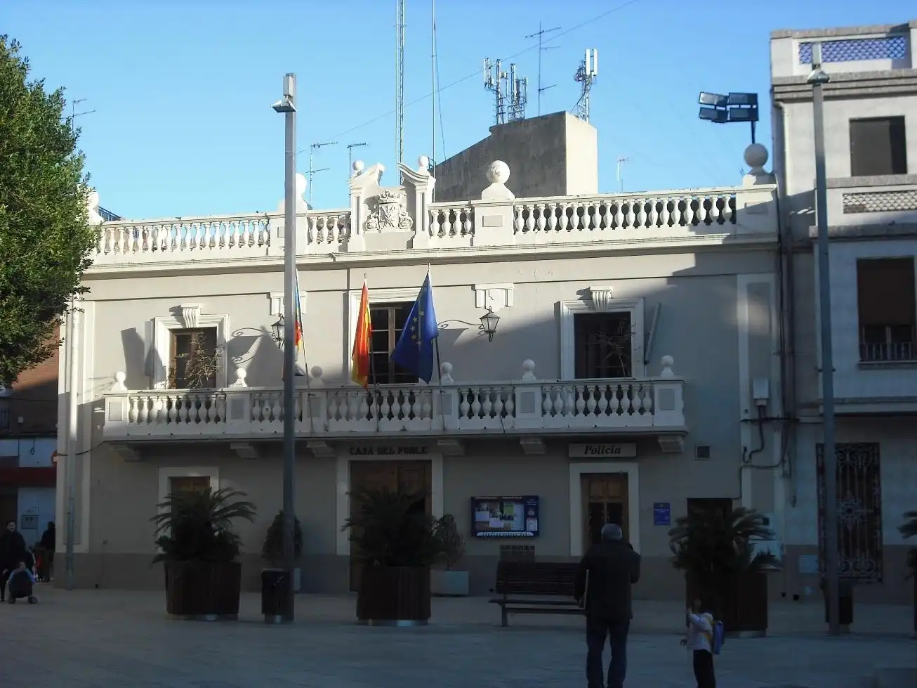 Vista exterior de Piso en venta en Foios con Aire acondicionado y Trastero