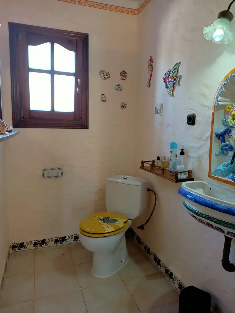 Bany de Casa o xalet en venda en Calpe / Calp amb Aire condicionat, Jardí privat i Piscina
