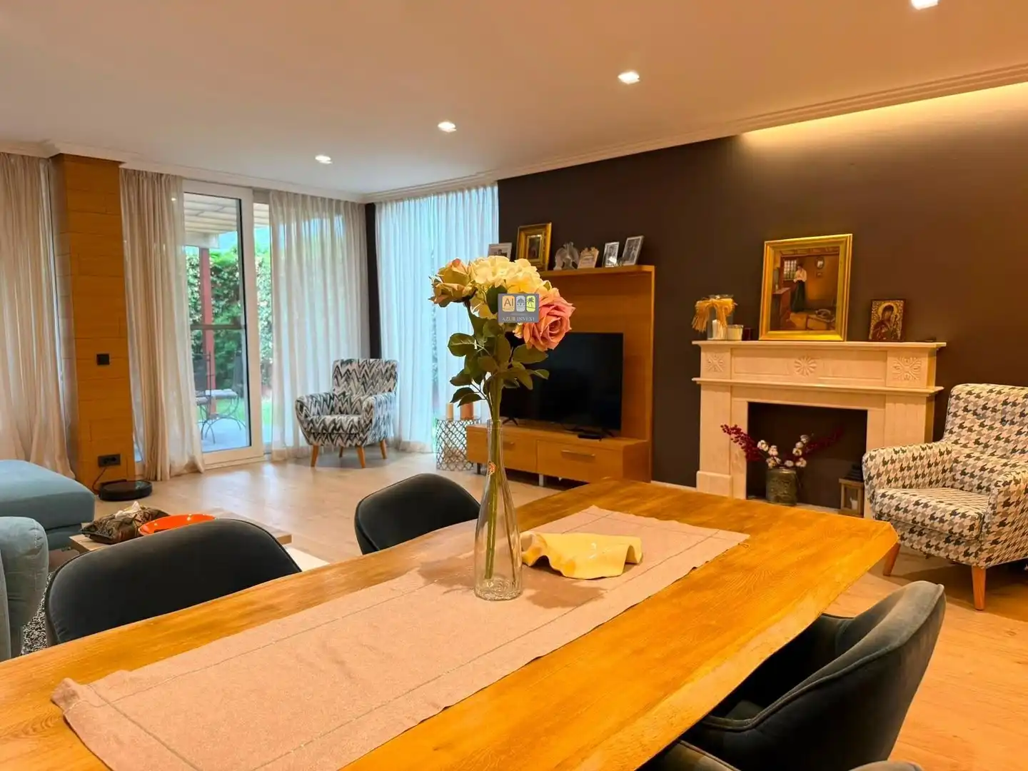 Dining room of Detached homes for rent in Sant Joan d'Alacant  with Air Conditioner, Heating and Private garden