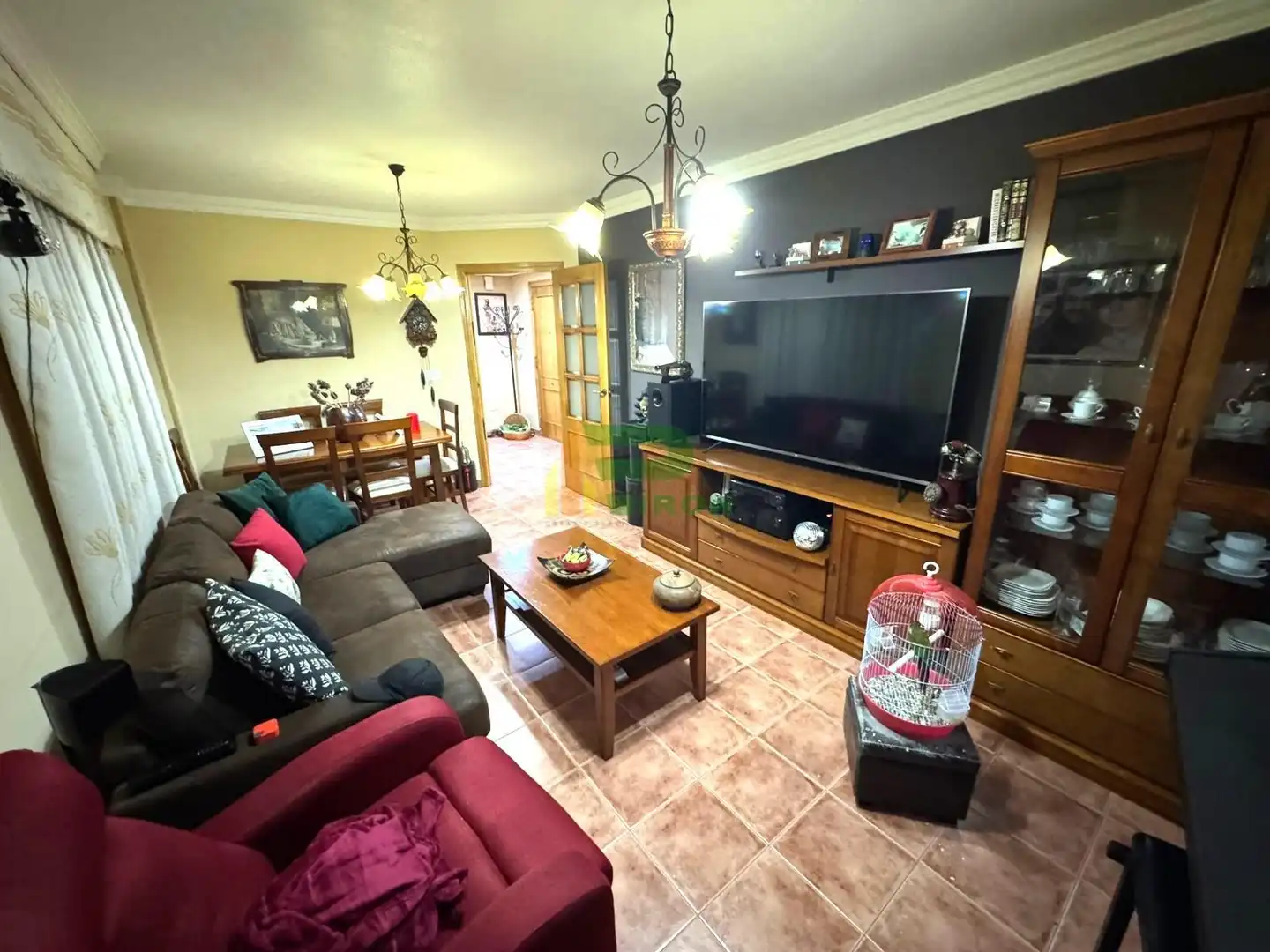 Living room of Attic for sale in Lorca  with Air Conditioner, Terrace and Furnished