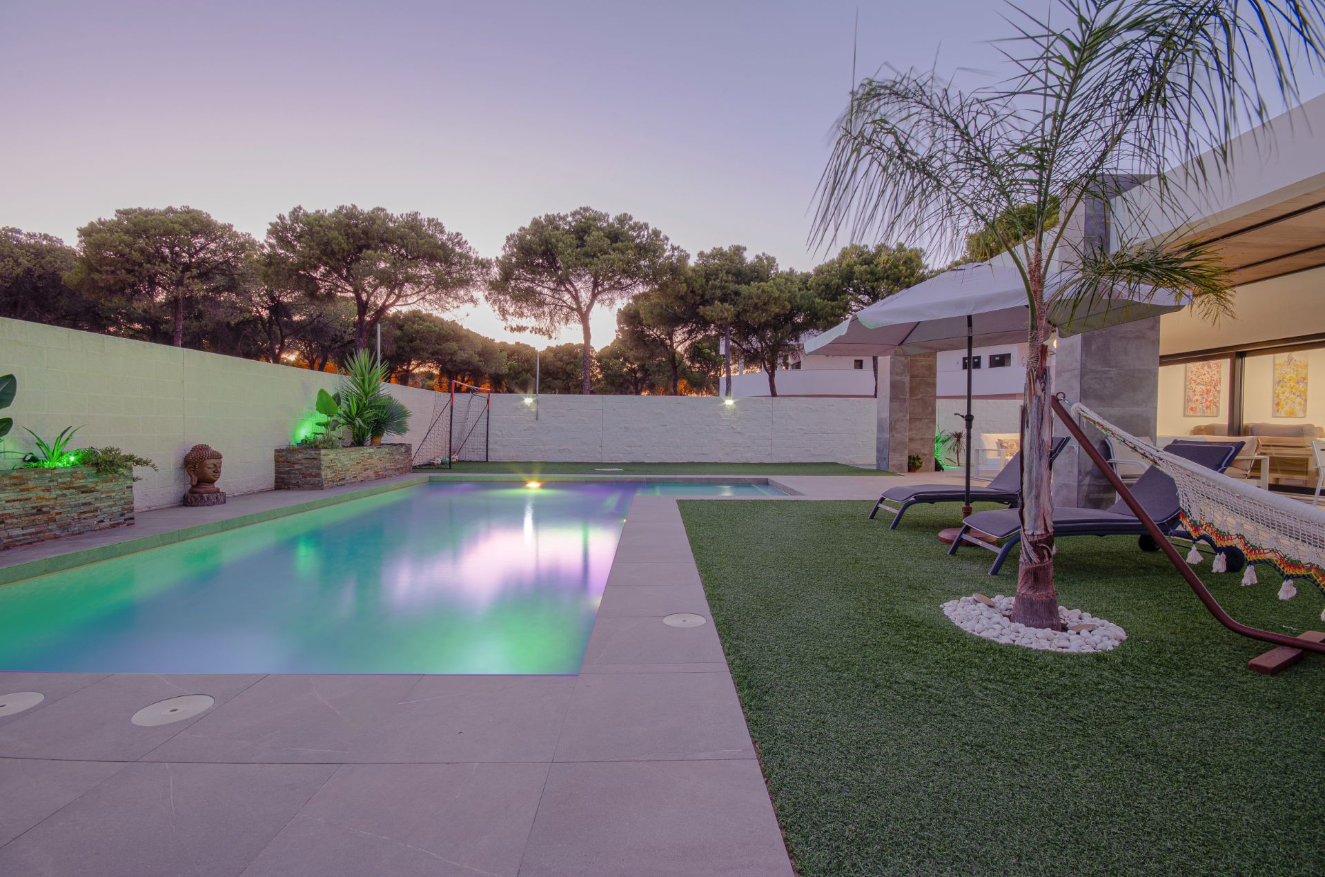 Swimming pool of House or chalet for sale in Aljaraque