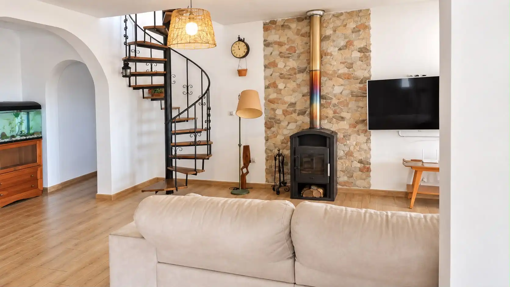 Living room of Houses for rent in Orihuela  with Air Conditioner, Heating and Private garden