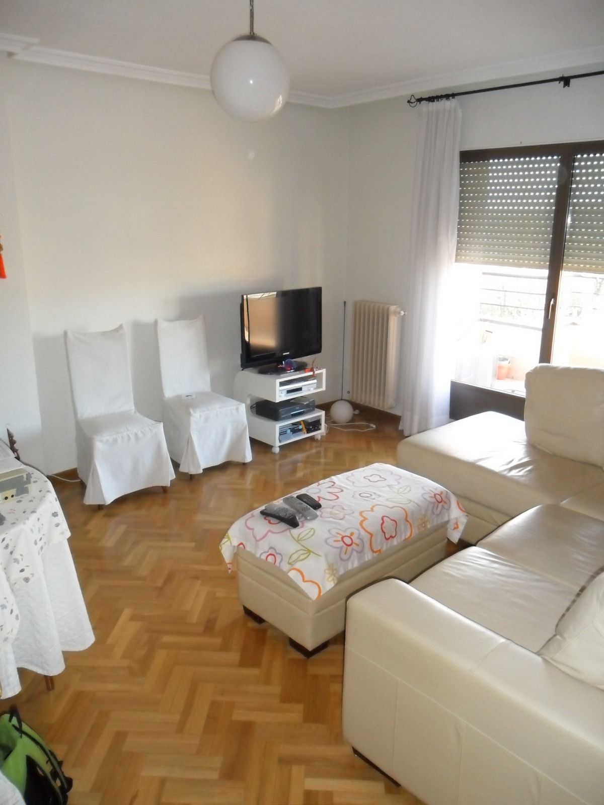 Living room of Flat for sale in Salamanca Capital  with Heating, Parquet flooring and Terrace
