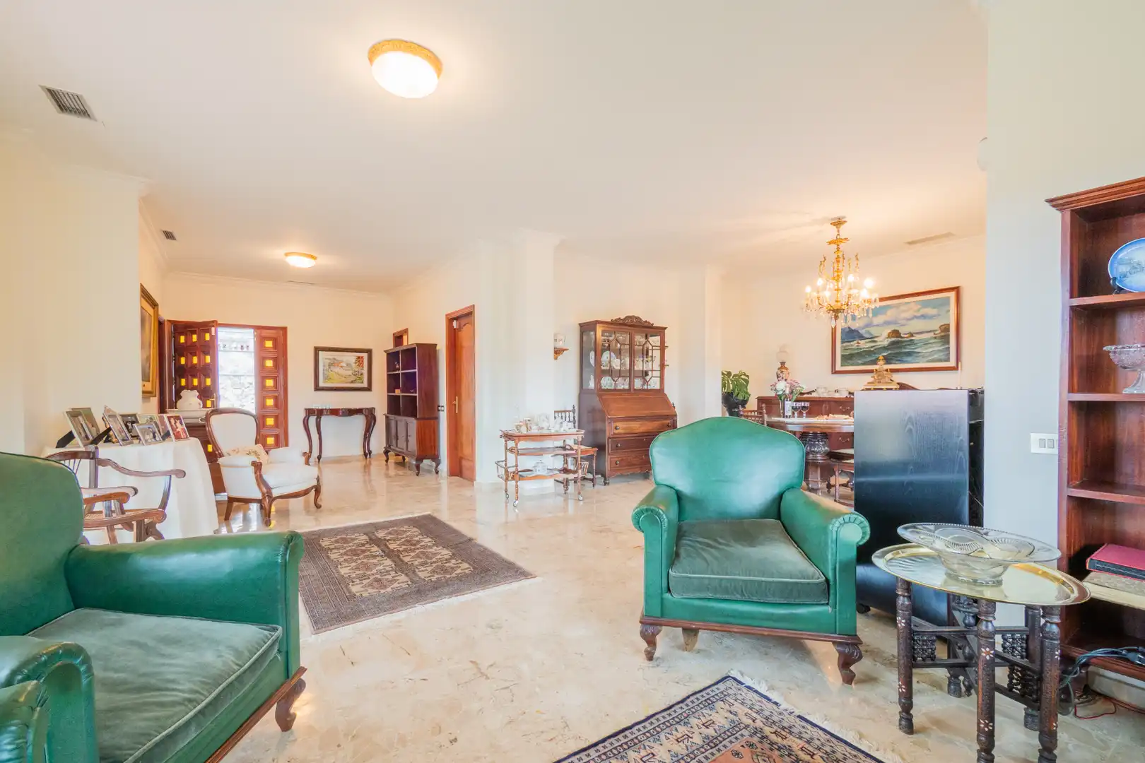 Sala de estar de Casa o chalet en venta en Santa Brígida con Jardín privado, Terraza y Trastero