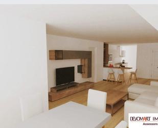 Sala d'estar de Pis en venda en  Barcelona Capital amb Aire condicionat, Forn i Balcó