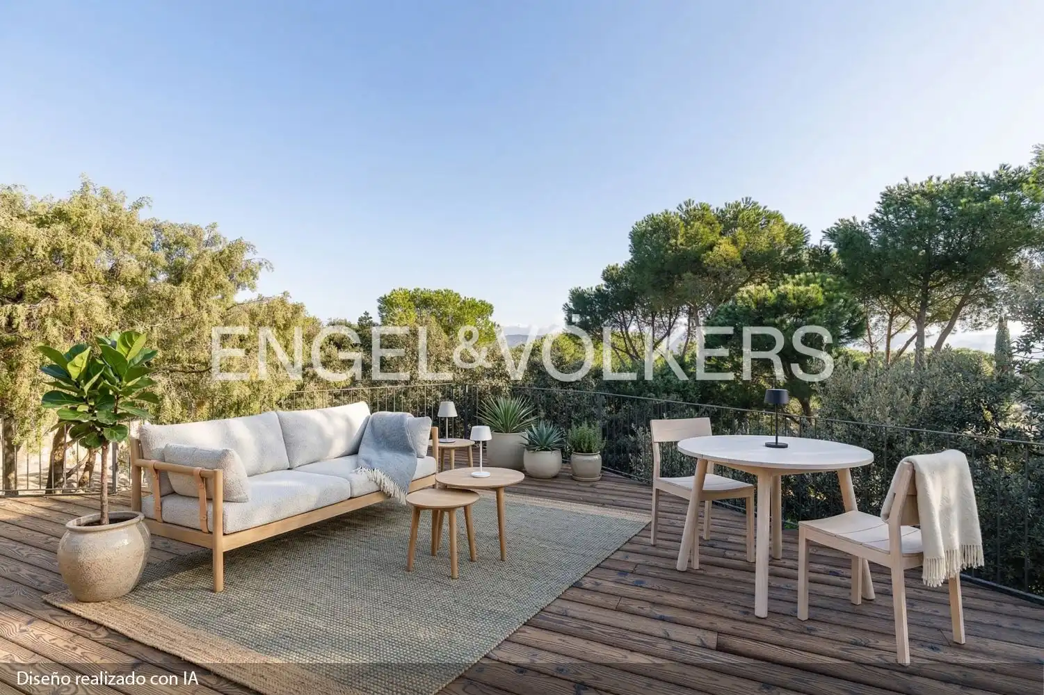 Terrassa de Casa o xalet en venda en Galapagar amb Aire condicionat, Calefacció i Jardí privat
