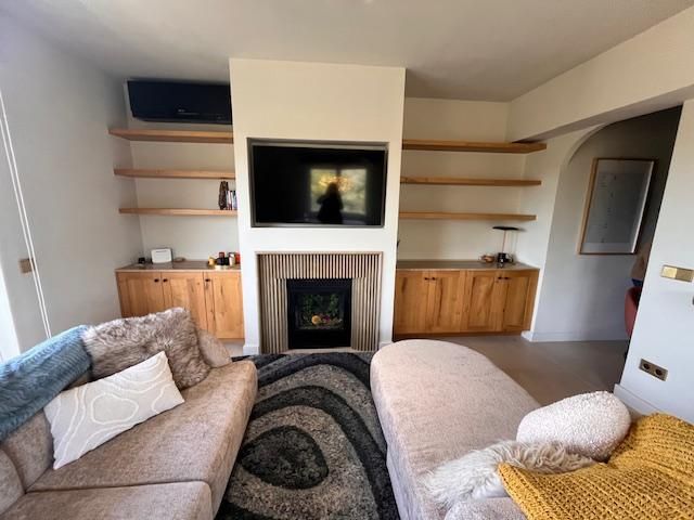 Sala de estar de Apartamento en venta en Calvià con Aire acondicionado, Jardín privado y Parquet