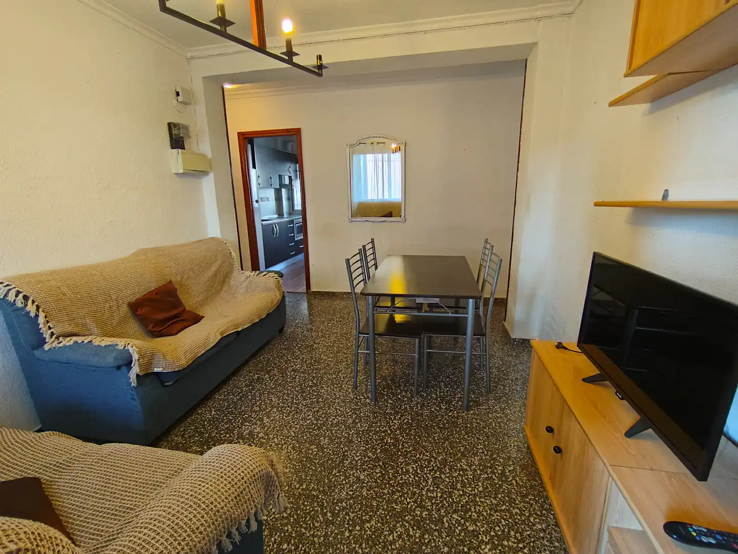 Sala de estar de Piso de alquiler en Granada con Aire acondicionado, Amueblado y Lavadora