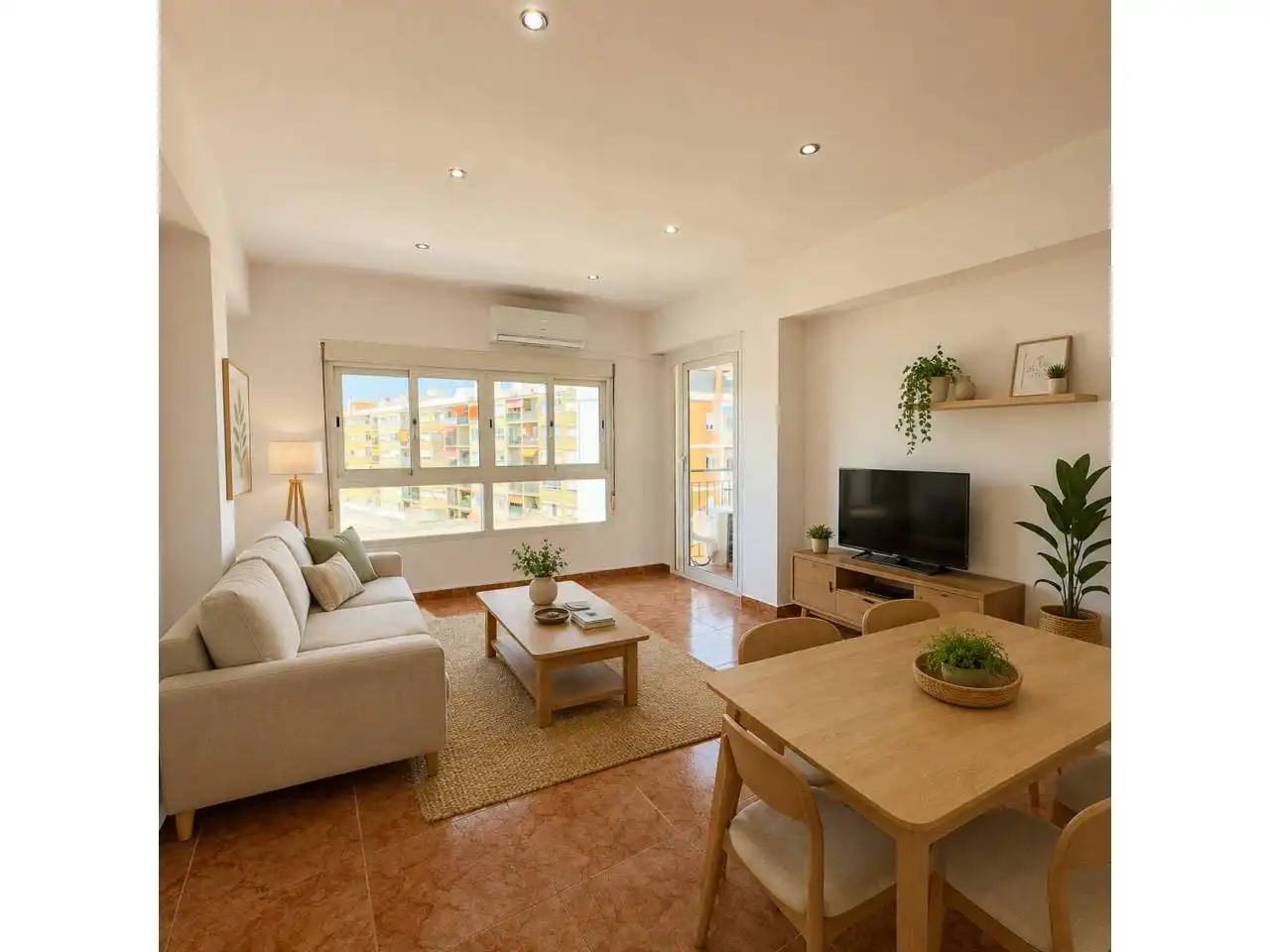 Sala de estar de Piso en venta en  Palma de Mallorca con Aire acondicionado, Balcón y Alarma