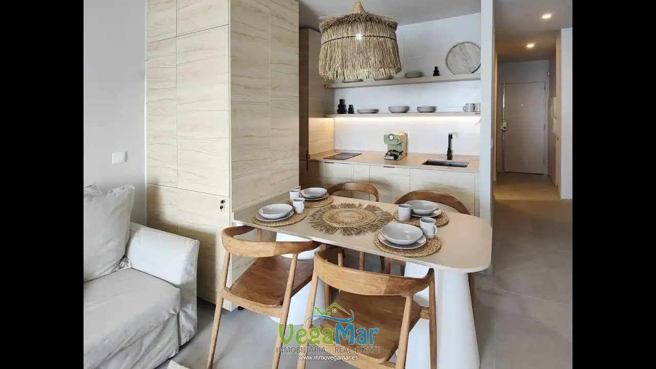 Dining room of Flat for rent in Almuñécar  with Air Conditioner, Terrace and Furnished