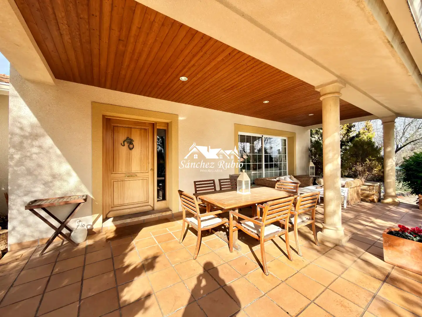 Terrassa de Casa o xalet en venda en Galapagar amb Calefacció, Jardí privat i Terrassa