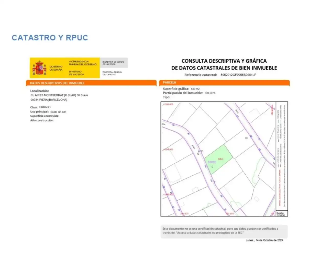 Terreno residencial en venta en Piera, imagen 10