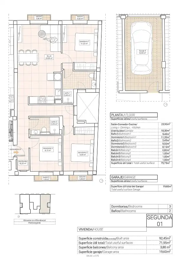 Apartment with terrace for sale in Hondón de las Nieves / El Fondó de les Neus, imagen 12