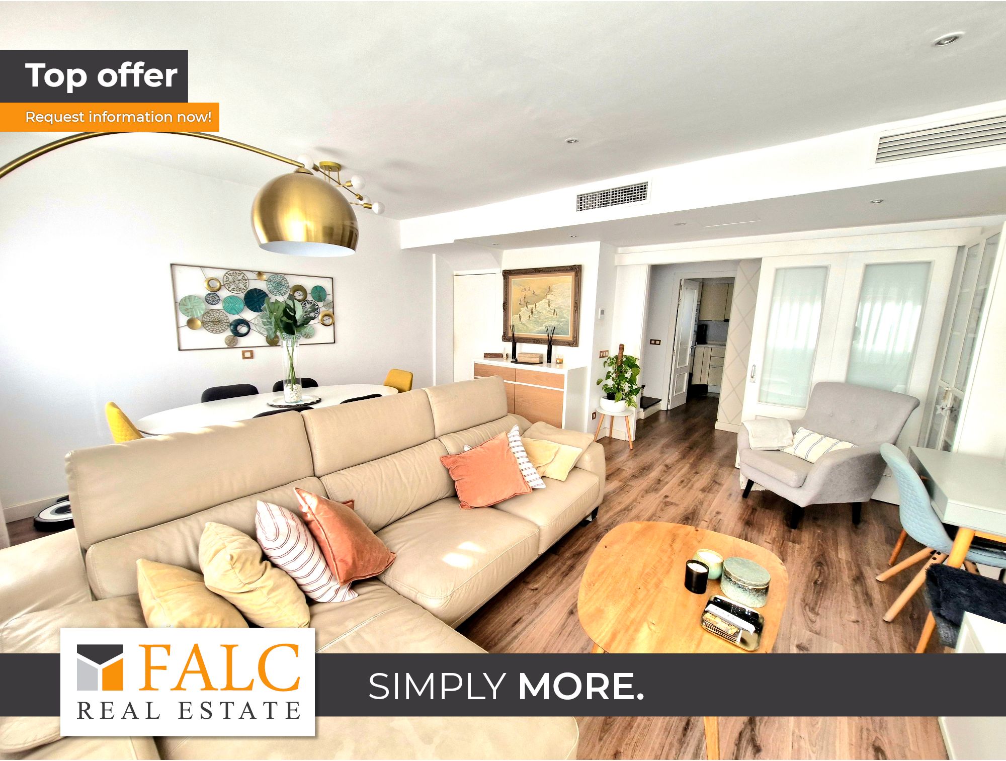 Sala d'estar de Apartament en venda en  Palma de Mallorca amb Jardí privat