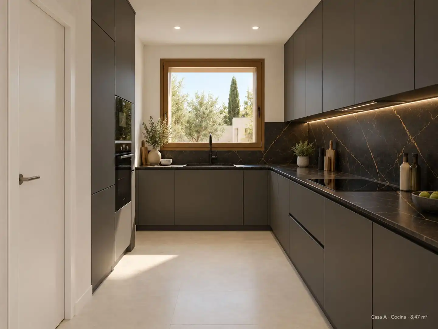 Cuina de Casa o xalet en venda en Vilanova i la Geltrú amb Aire condicionat, Terrassa i Balcó